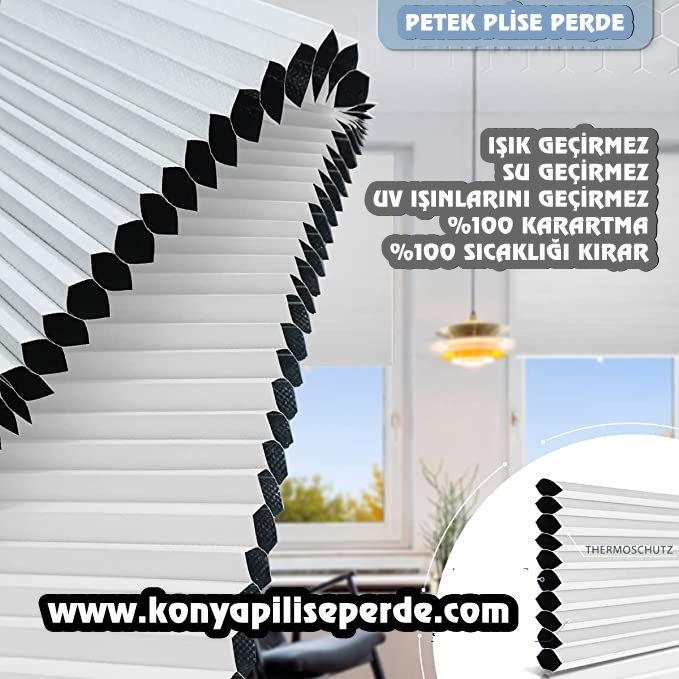 Plise perde haneykap perde Petek Plise perde nedir?