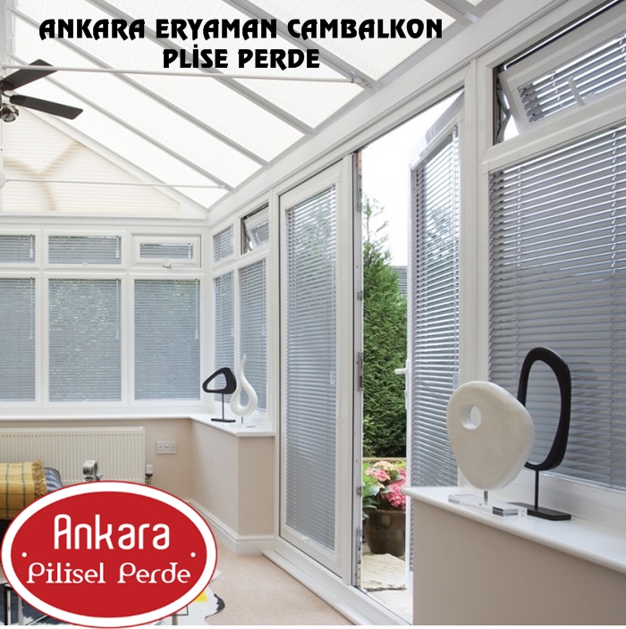 Jaluzi tarzı cam balkon perdesi